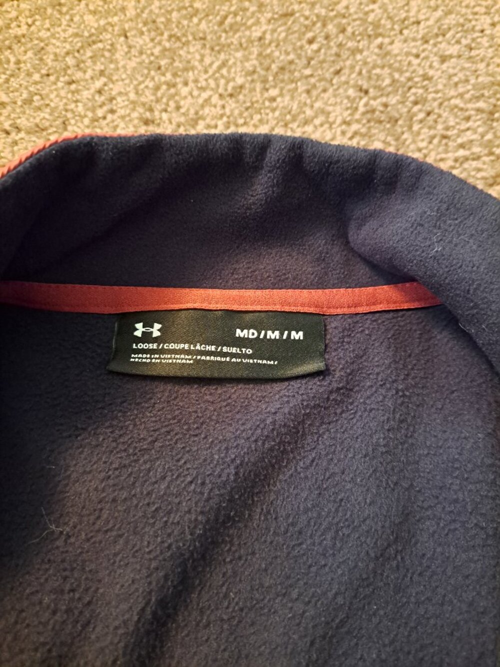 Under Armour Polartec Loose Iowa State Cyclones Collegiate Fleece Vest. - Picture 5 of 10